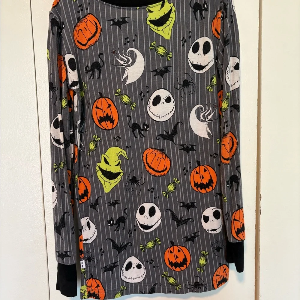 Little Sleepies The Nightmare Before Christmas Bamboo Pajama Kids 7-8